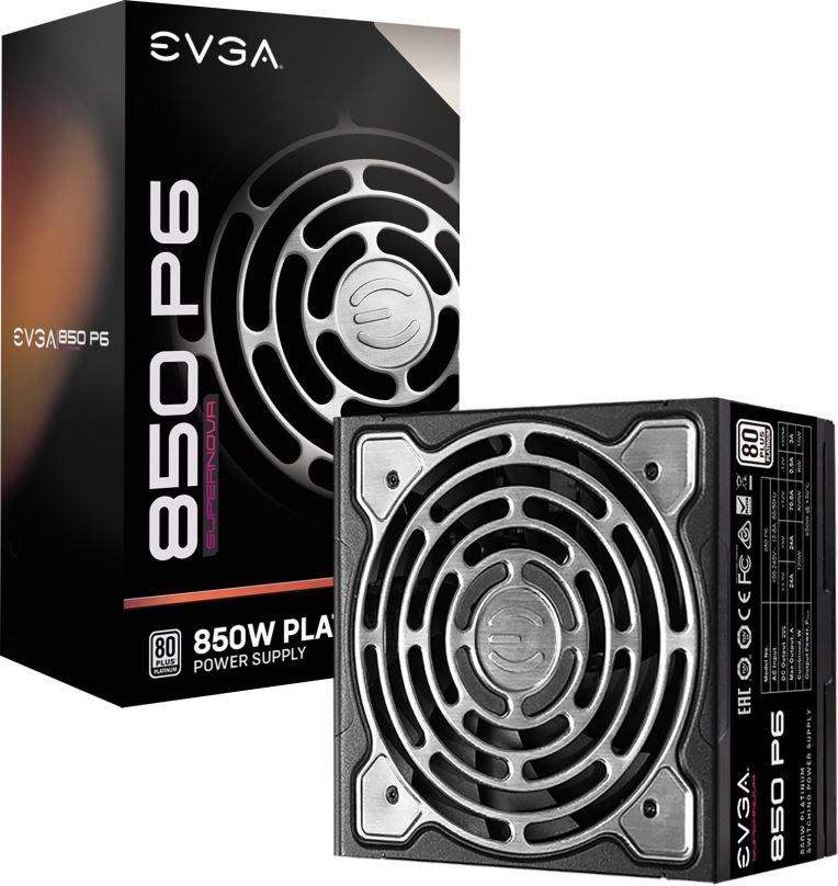 Počítačový zdroj EVGA SuperNOVA 850 P6