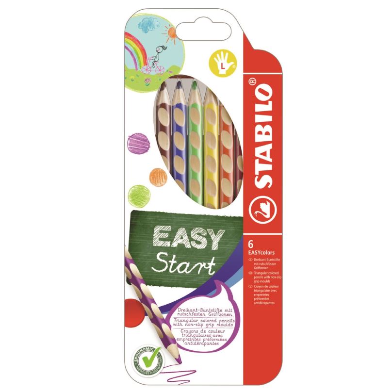 Pastelky STABILO EASYcolors L pouzdro 6 ks