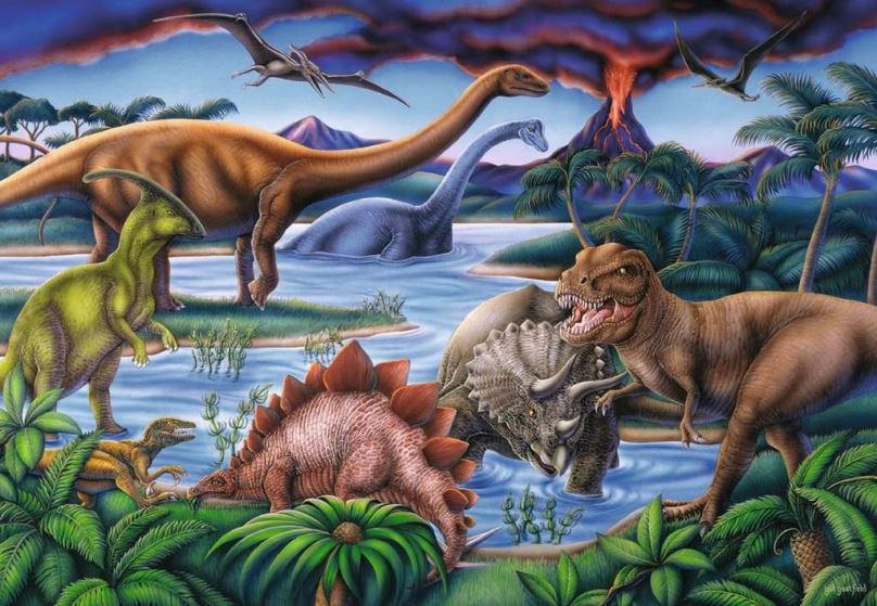 RAVENSBURGER Puzzle Dinosauři 35 dílků