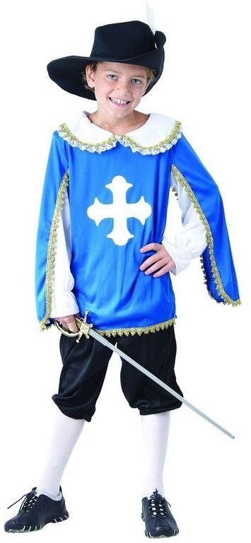 Kostým MaDe Šaty na karneval - mušketýr, 110 - 120 cm