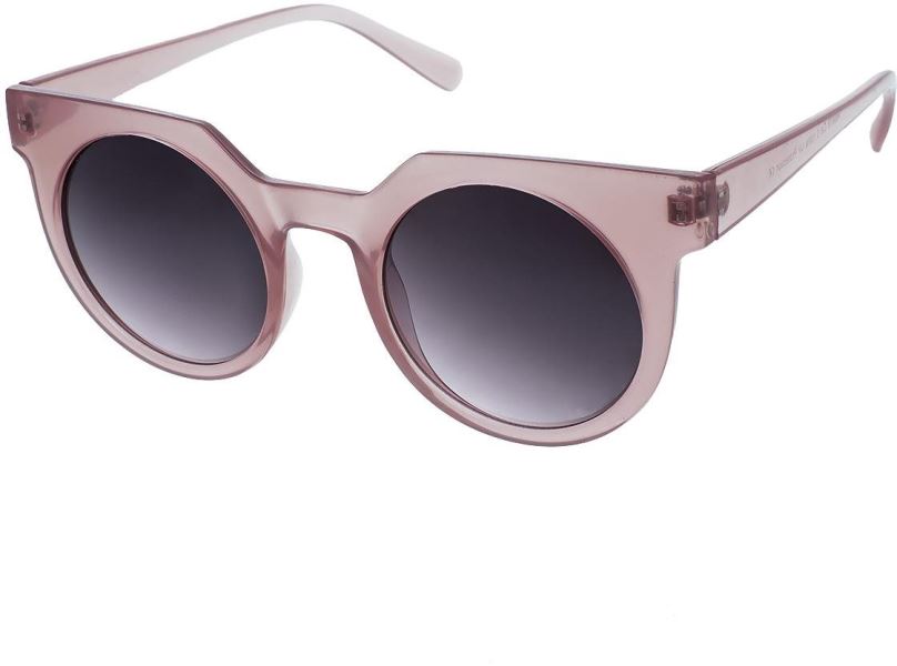 Brýle OEM Dámské sluneční brýle, oválné, French, růžové obroučky, růžová skla