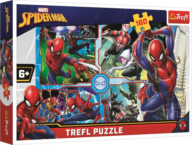 Puzzle Trefl Puzzle Spiderman zachraňuje 160 dílků