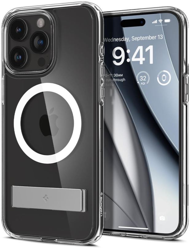 Kryt na mobil Spigen Ultra Hybrid S MagSafe Crystal Clear iPhone 15 Pro Max
