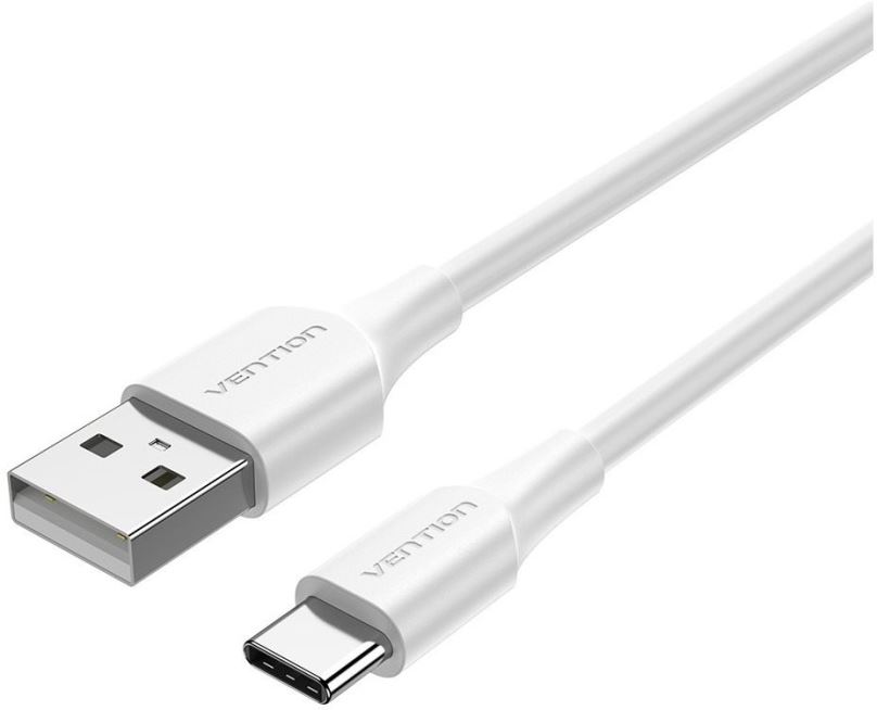 Datový kabel Vention USB 2.0 to USB-C 3A Cable 1M White