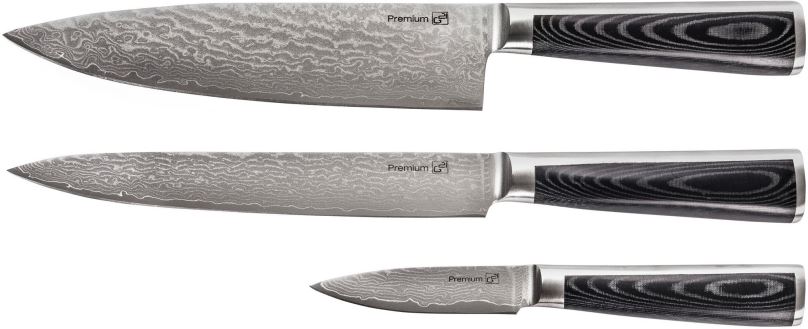 Sada nožů G21 Damascus Premium 3 ks