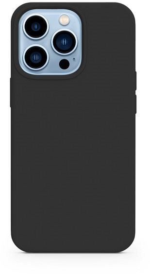 Kryt na mobil Epico Silikonový kryt na iPhone 13 s podporou uchycení MagSafe - černý