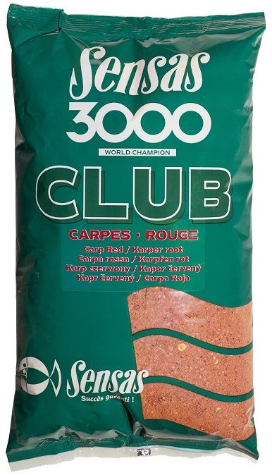 Sensas Vnadící směs 3000 Club Carpes Rouge (Kapr-červená) 1kg
