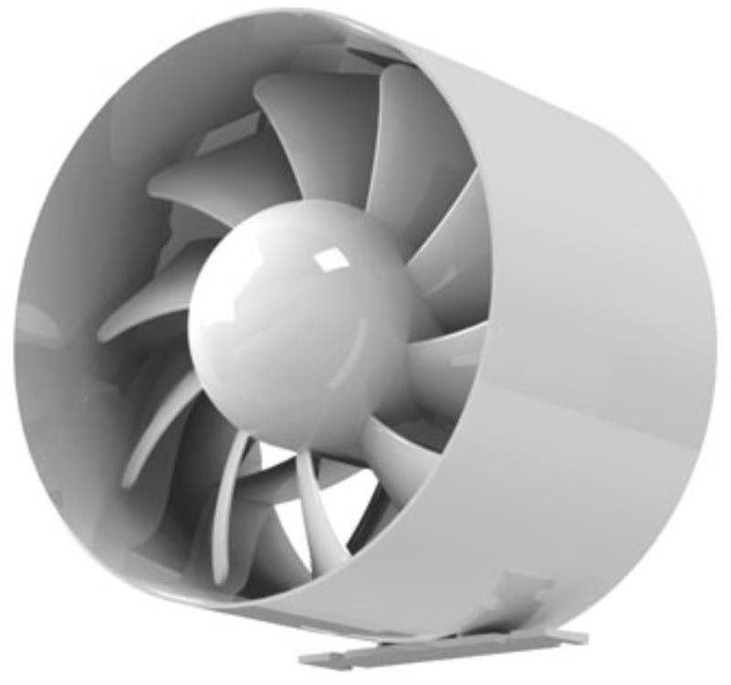 Ventilátor Ventilátor potrubní, 150 mm, standardní provedení 0931