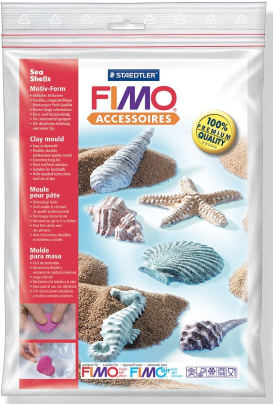 Vyrábění pro děti FIMO Silikonová forma Sea shells