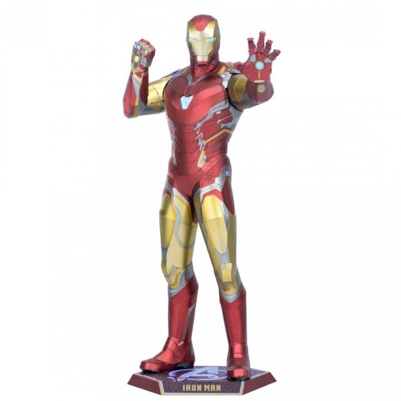 3D puzzle Metal Earth Luxusní ocelová stavebnice Marvel Iron Man LXXXV