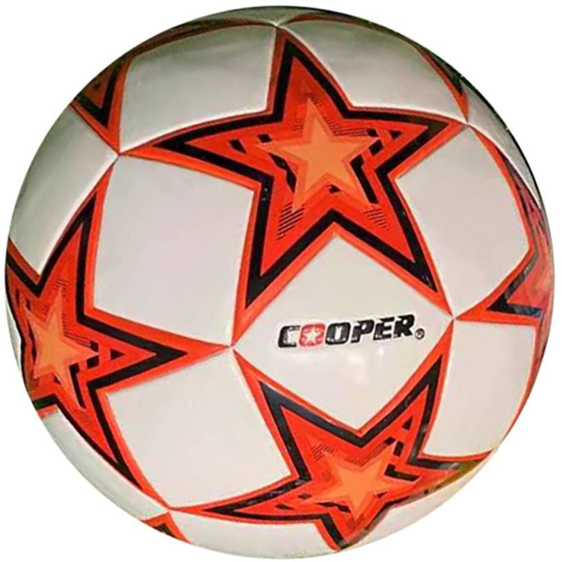 Fotbalový míč COOPER League ORANGE/BLACK vel. 5