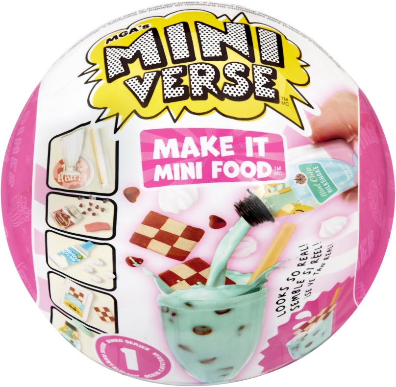 Doplňky k figurkám MGA's Miniverse – Mini Food Občerstvení