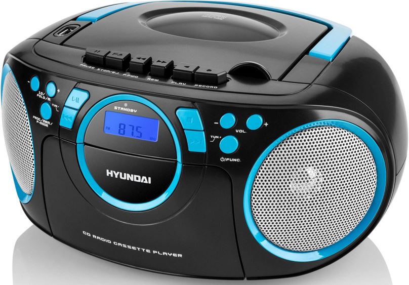 Radiomagnetofon Hyundai TRC 788 AU3BBL černo-modrý