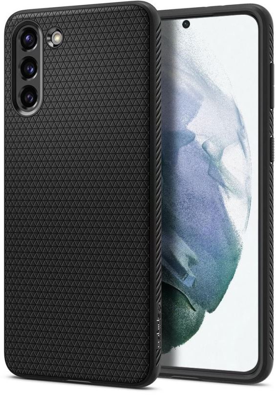 Kryt na mobil Spigen Liquid Air Black Samsung Galaxy S21