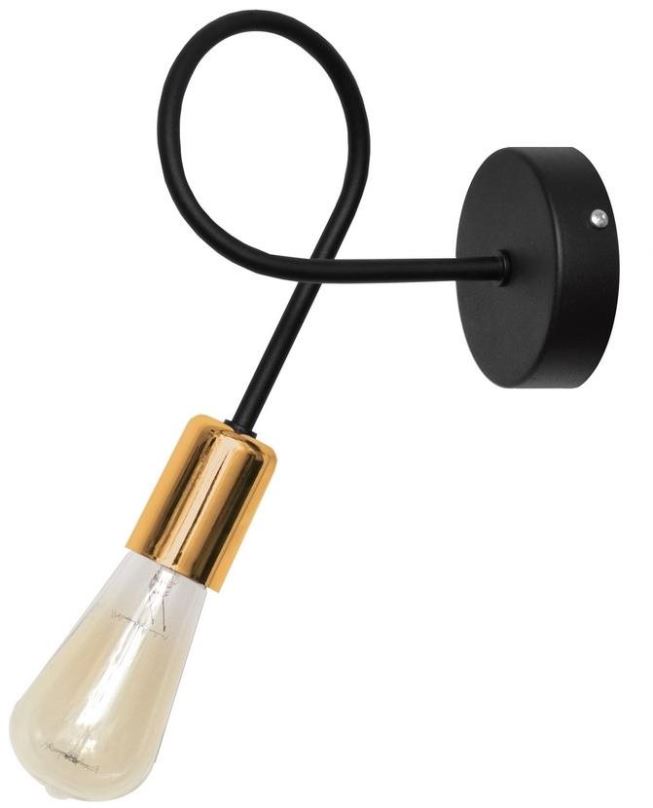 Nástěnná lampa Nástěnné svítidlo TUBE 1xE27/60W/230V Černá