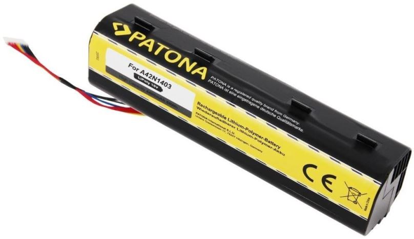 Baterie do notebooku PATONA pro ASUS GFX71/G751  4400mAh Li-Pol 15V A42N1403