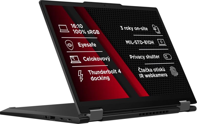 Notebook Lenovo ThinkPad X13 Yoga Gen 4 Deep Black + aktivní stylus Lenovo