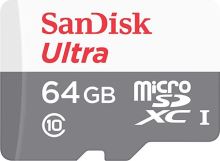 Paměťová karta SanDisk MicroSDXC 64GB Ultra Lite + SD adaptér