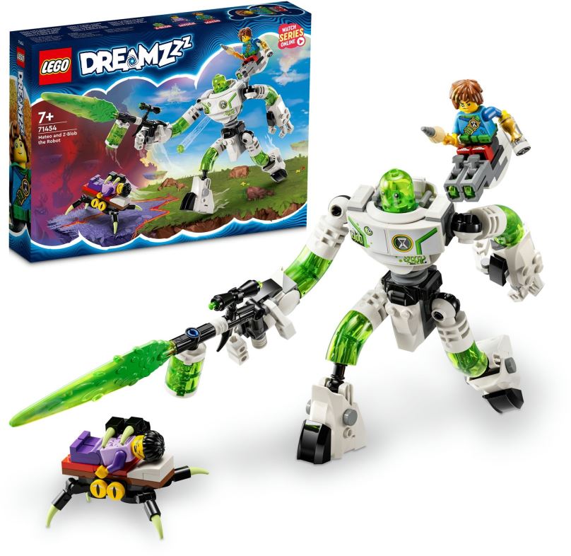 LEGO stavebnice LEGO® DREAMZzz™ 71454 Mateo a robot Z-Flek
