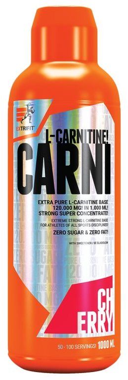 Spalovač tuků Extrifit Carni 120000 Liquid 1000 ml peach ice tea