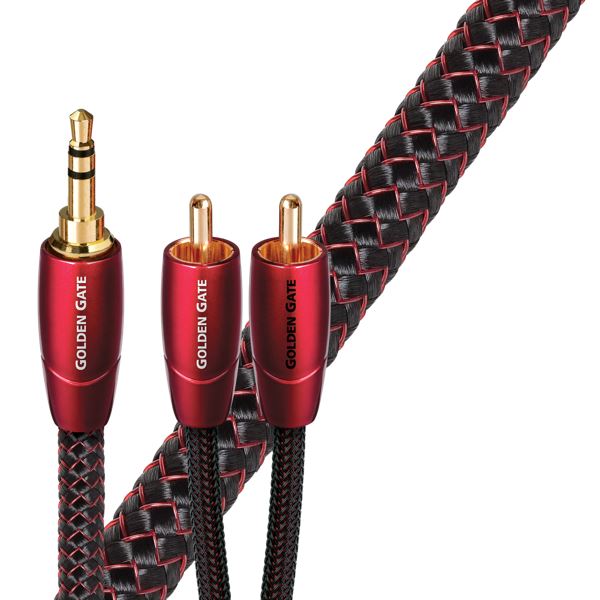 Audioquest Golden gate JR 3,0 m - audio kabel 3,5 mm jack - 2 x RCA
