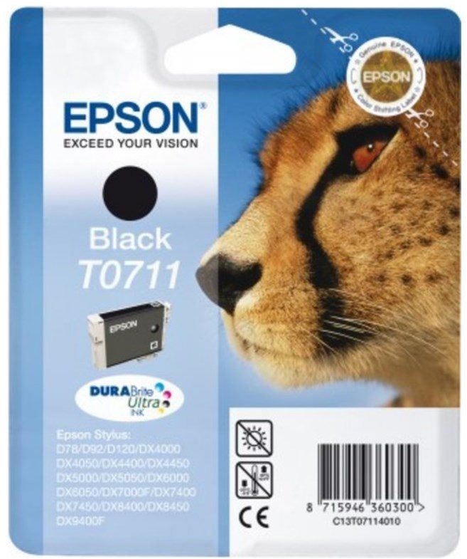 Cartridge Epson T0711 černá