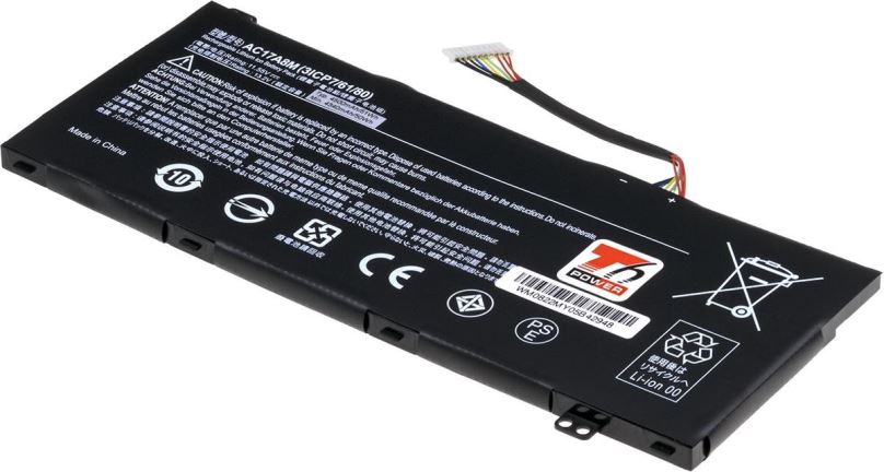 Baterie do notebooku T6 Power pro Acer KT.0030G.018, Li-Poly, 4500 mAh (51 Wh), 11,55 V