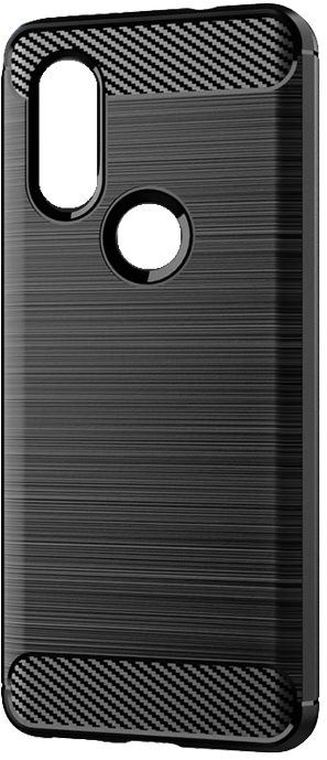 Kryt na mobil Epico Carbon pro Motorola Moto One Vision - černý