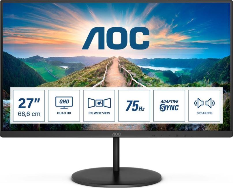 LCD monitor 27" AOC Q27V4EA