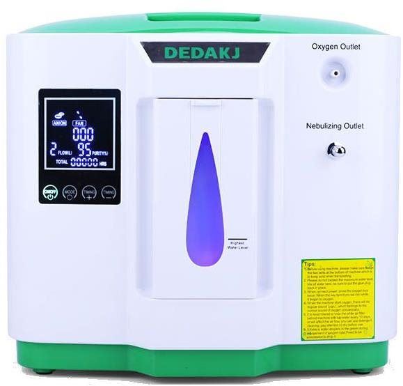 Inhalátor DEDAKJ DE-2AW kyslíkový koncentrátor s nebulizérem - 9L, 90 %