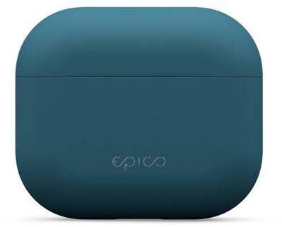 Pouzdro na sluchátka Epico Silicone Cover Airpods 3 (2021) tmavě modrá