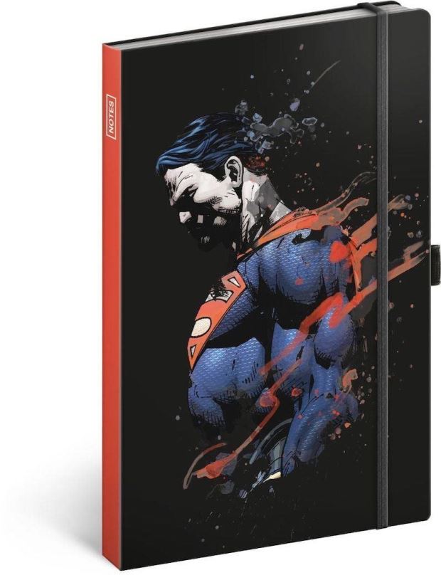 Zápisník PRESCOGROUP Superman, linkovaný, 13 x 21 cm