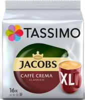 Kávové kapsle TASSIMO kapsle Jacobs Café Crema XL 16 nápojů