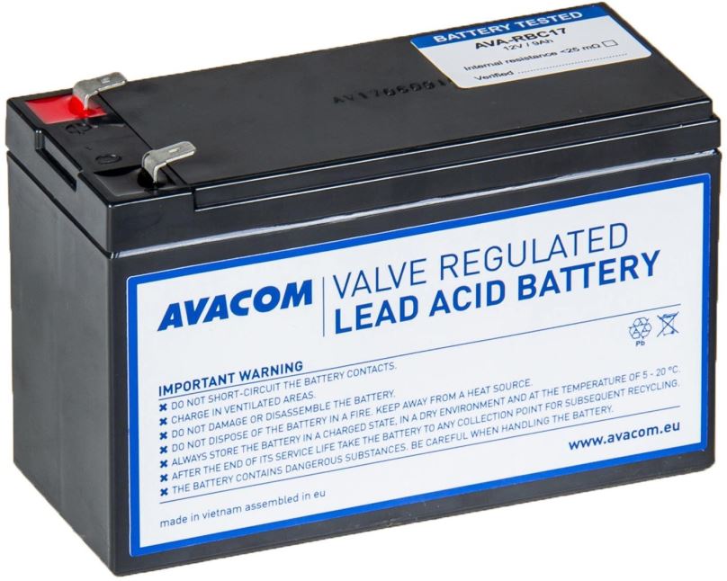 Baterie pro záložní zdroje Avacom RBC17 - náhrada za APC