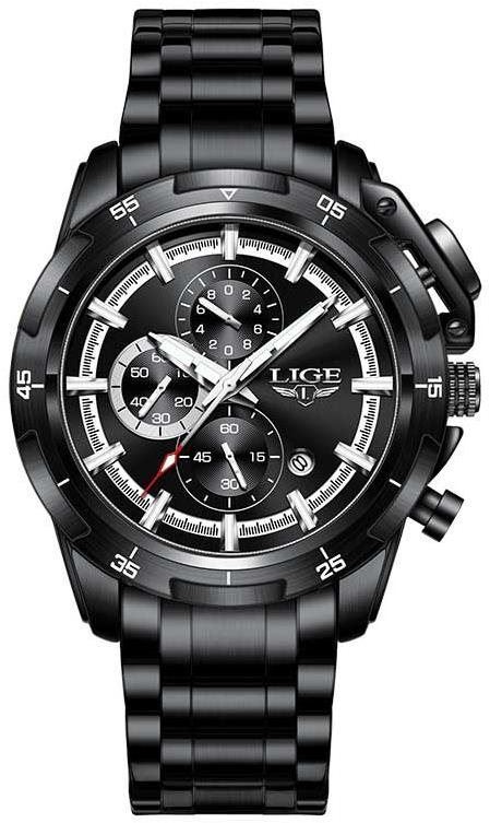 Pánské hodinky Lige Man 8983-2 černé