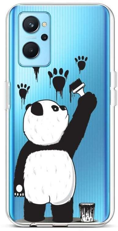 Kryt na mobil TopQ Kryt Realme 9i silikon Rebel Panda 73057