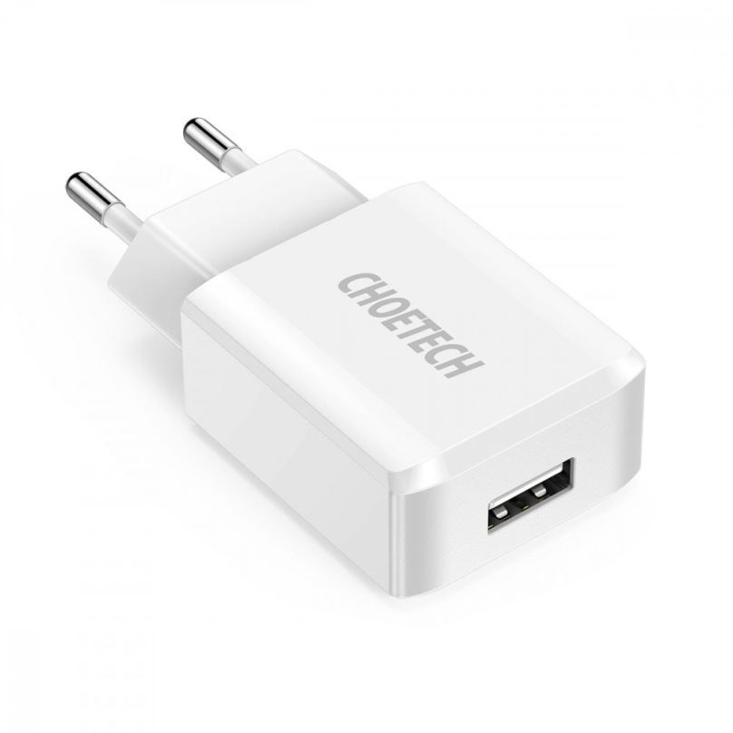 Nabíječka do sítě ChoeTech Smart USB Wall Charger 12W White