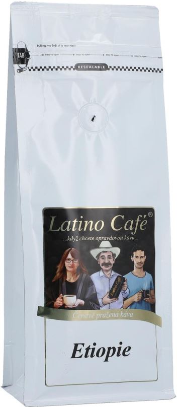 Káva Latino Café Káva Etiopie, zrnková 200g