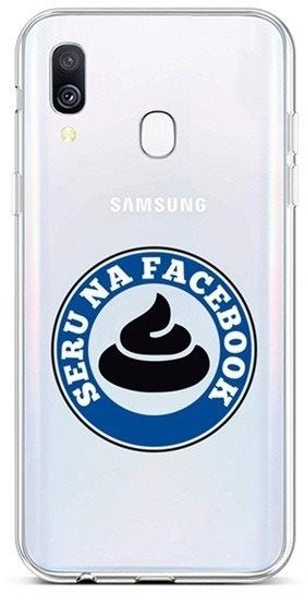 Kryt na mobil TopQ Samsung A40 silikon Facebook 42955