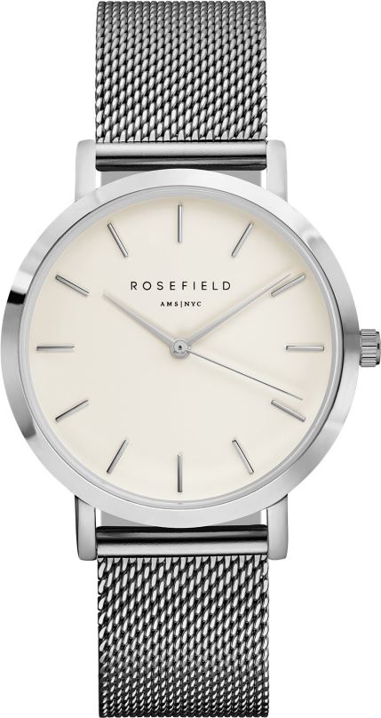Dámské hodinky ROSEFIELD The Mercer White Silver
