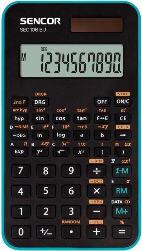 Kalkulačka SENCOR SEC 106 BU černo/modrá