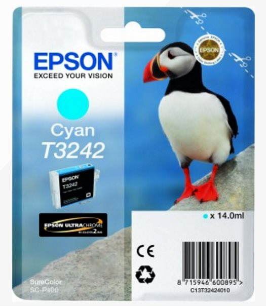 Cartridge Epson T3242 azurová