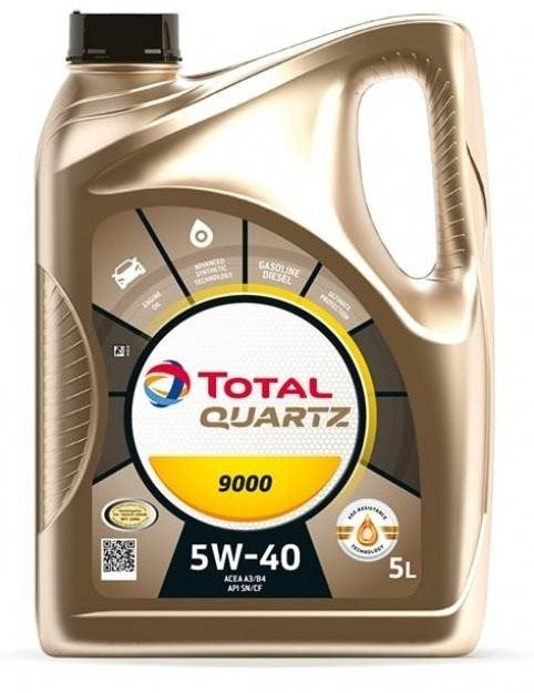 Motorový olej TOTAL QUARTZ 9000 5W40 5l
