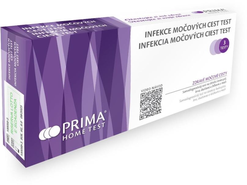 Domácí test Prima Home test Infekce močových cest 3 ks