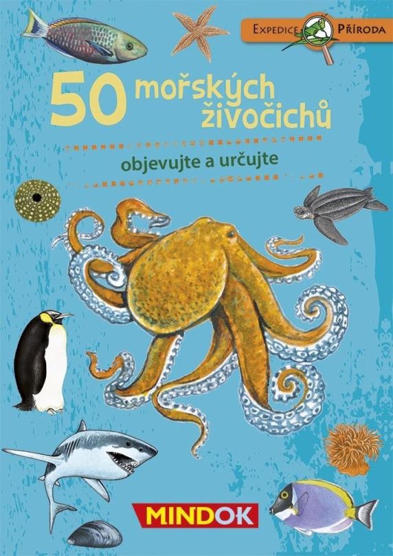 Společenská hra Expedice příroda: 50 mořských živočichů
