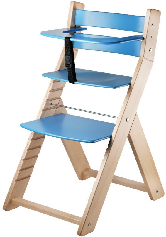 Rostoucí židle Rostoucí židle Wood Partner Luca Barva: lak/modrá