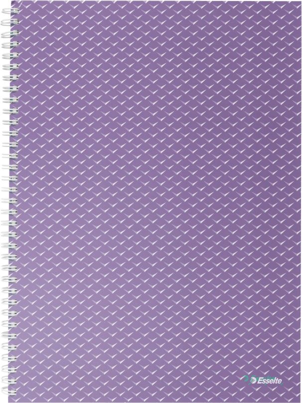 Zápisník ESSELTE Colour Breeze A4, 80 listů, linkovaný, levandulový