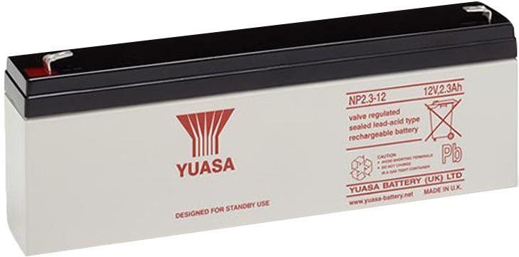 Baterie pro záložní zdroje YUASA 12V 2.3Ah bezúdržbová olověná baterie NP2.3-12