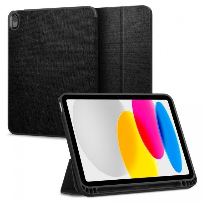Pouzdro na tablet Spigen Urban Fit Black iPad 10.9" 2022