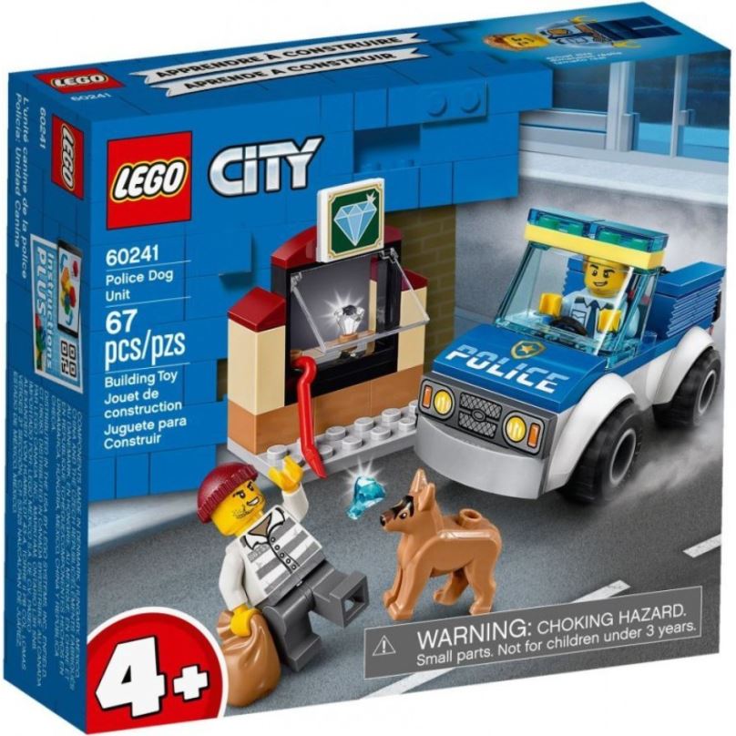 LEGO stavebnice LEGO City Police 60241 Jednotka s policejním psem